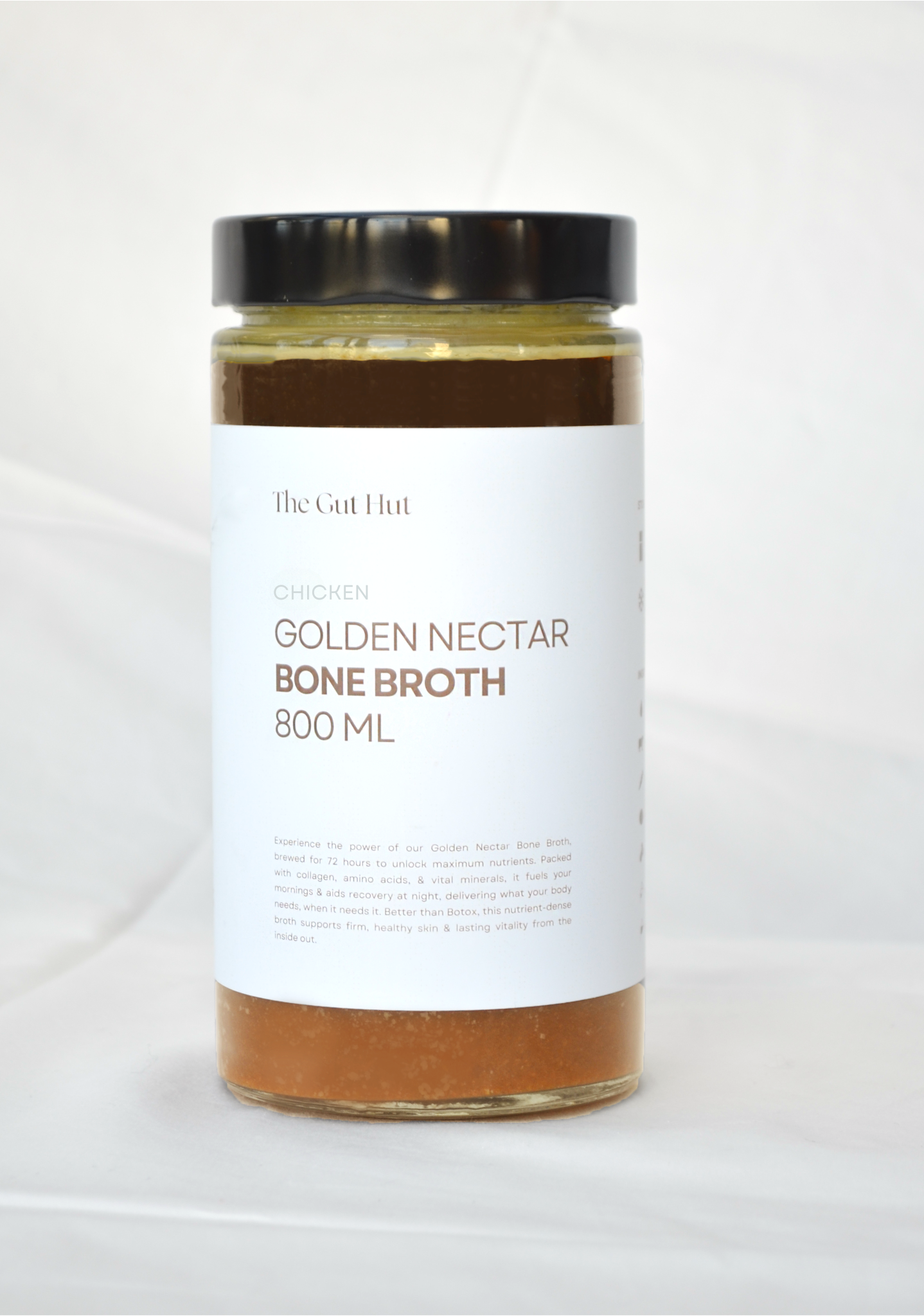 72-Hour Chicken Bone Broth Jar