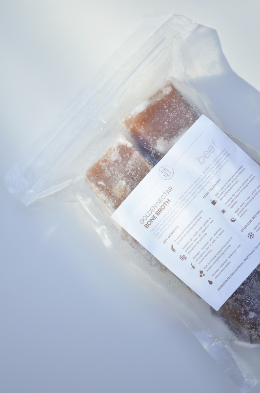Frozen 72-Hour Beef Bone Broth Cubes